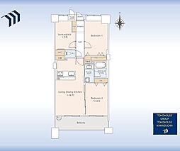 間取図画像 2SLDK