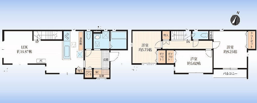 間取り さいたま市 西区大字内野本郷(全1棟)