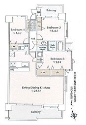 間取図画像 3LDK