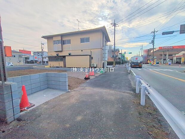 前面道路含む現地