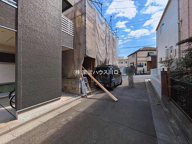 前面道路含む現地