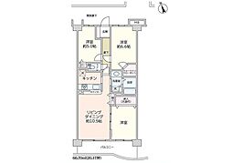 モア・ステージ川口西 3LDKの間取図画像
