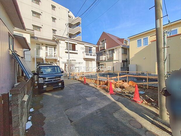 前面道路含む現地