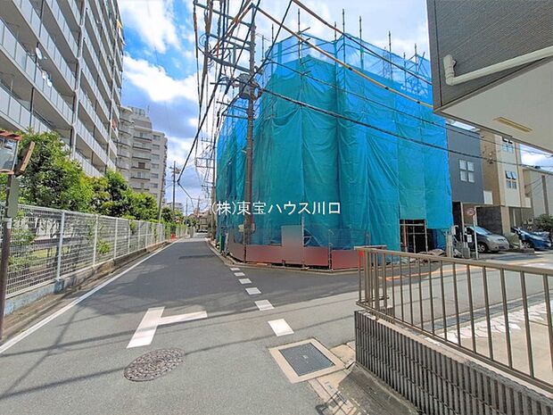 前面道路含む現地