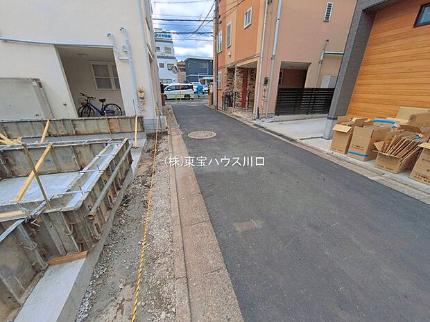 前面道路含む現地