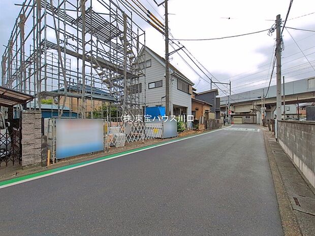 前面道路含む現地