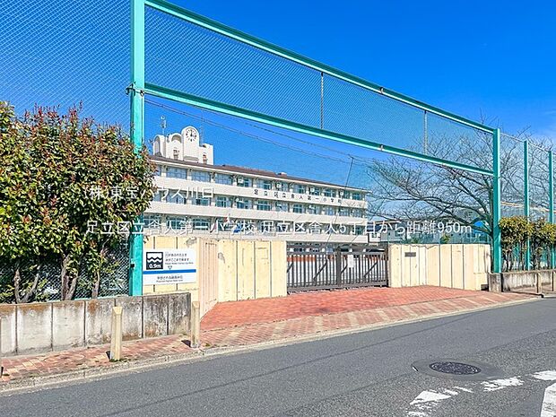 足立区立舎人第一小学校 950m
