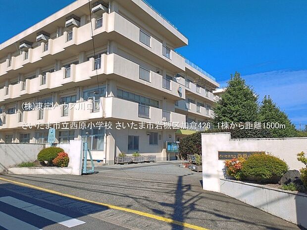 さいたま市立西原小学校 1500m