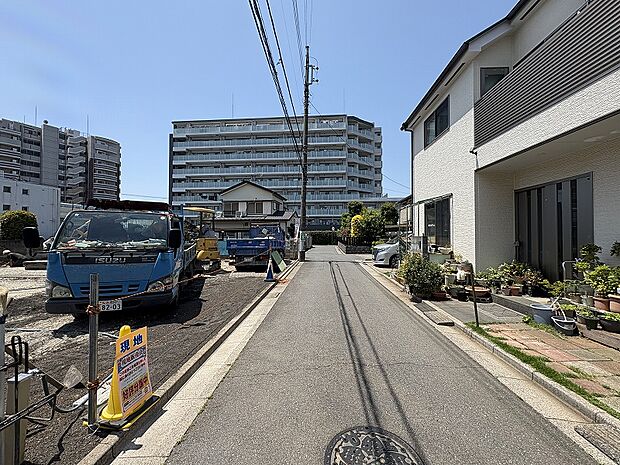 前面道路&現地。2026年5月下旬撮影
