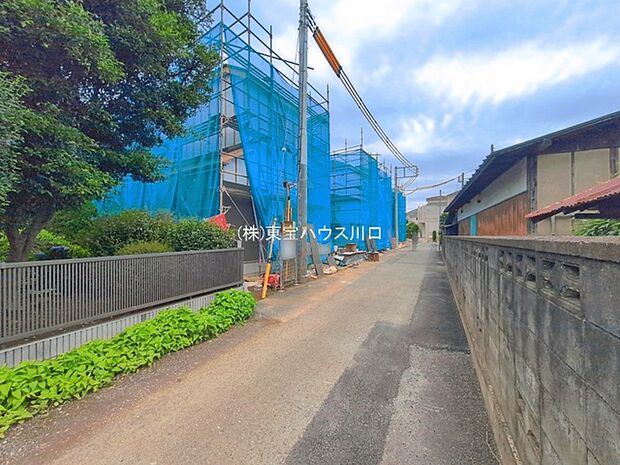 前面道路含む現地