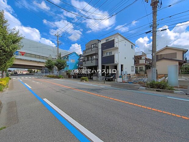 前面道路含む現地