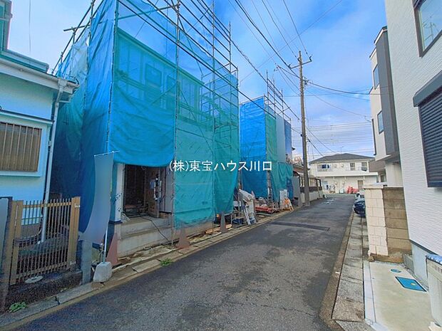 前面道路含む現地