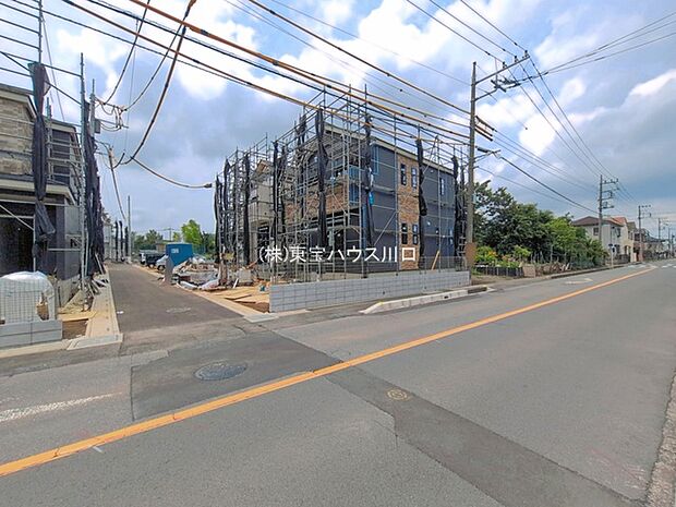 前面道路含む現地