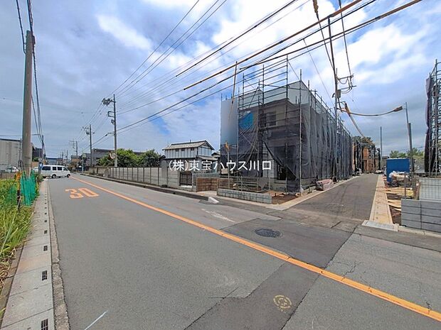 前面道路含む現地