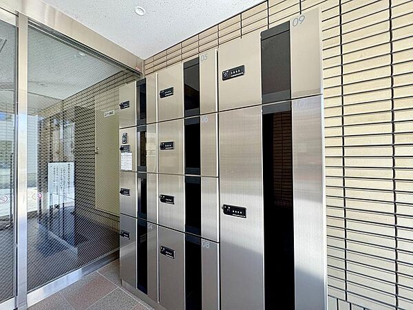留守でも安心な宅配ボックス。