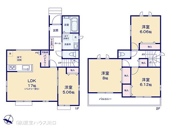間取りを拡大表示