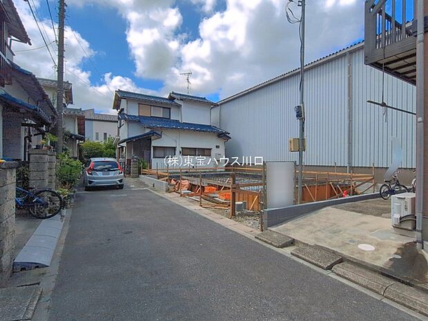 前面道路含む現地