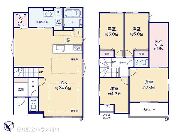 間取りを拡大表示