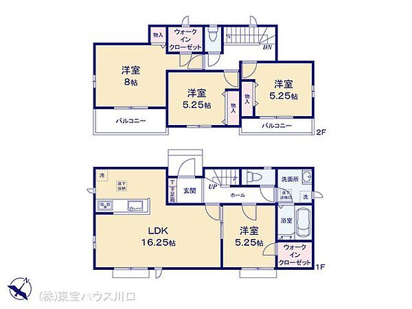 間取りを拡大表示