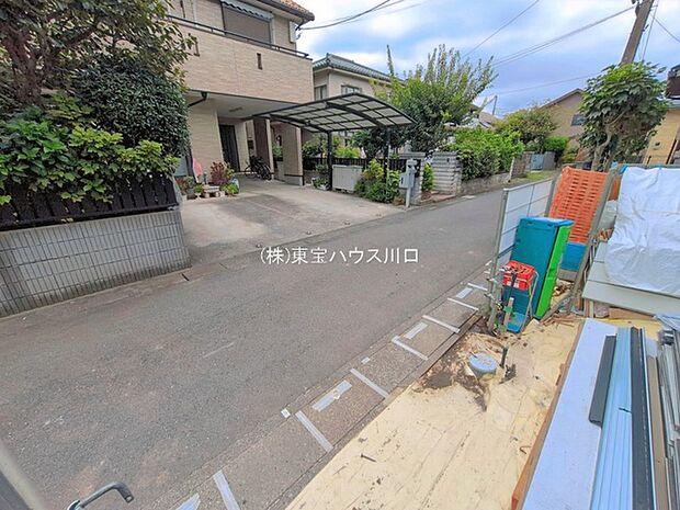 前面道路含む現地