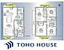 間取り：木造2階建4LDK