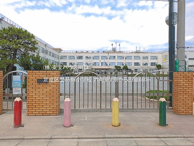 足立区立花畑小学校 660m