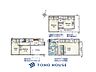間取り：木造3階建て3LDK＆部屋使用可能な納戸（4LDKにも可）
