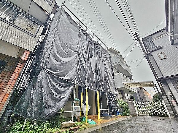 外壁＆屋根リフォーム中