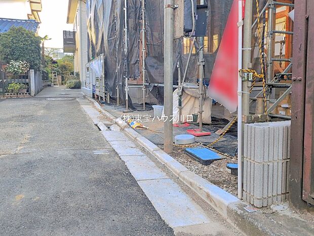前面道路含む現地