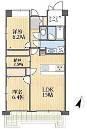 間取図画像 2SLDK
