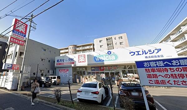ウエルシア横浜綱島東店まで145m
