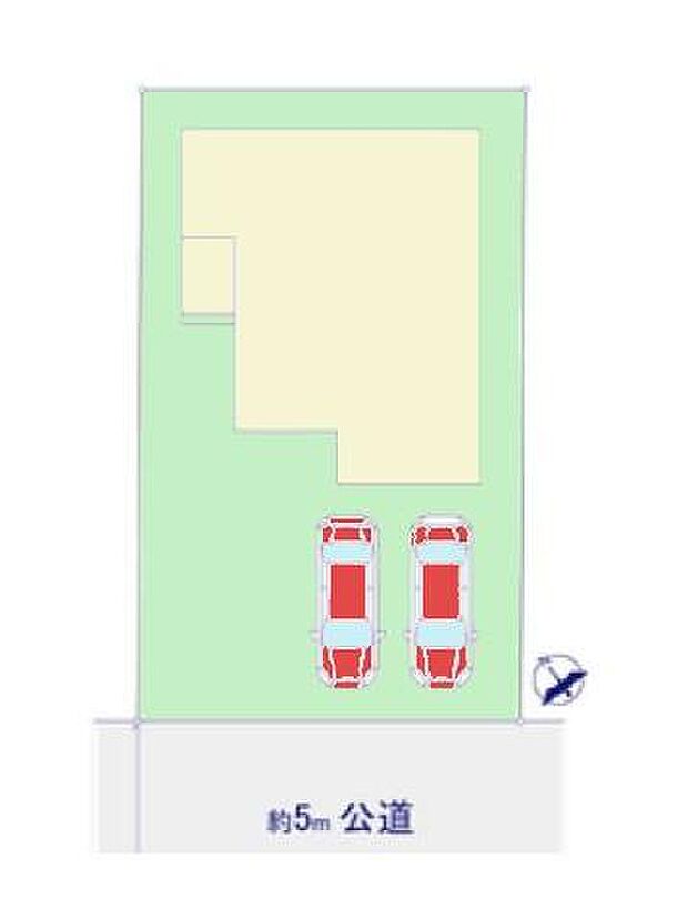 カースペースは2台付き！セカンドカー持ちの方や急な来客時にも安心ですね。物件探しのご条件・ご要望などありましたら、何なりと弊社スタッフまでお申し付けください！