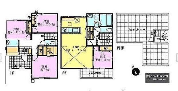 4LDKの魅力的な間取り！LDKはゆったりとした空間で、ご家族との団らん時間が、より一層充実したものになりますね！家族との仲が深まり、自然と笑顔が増えそうです！
