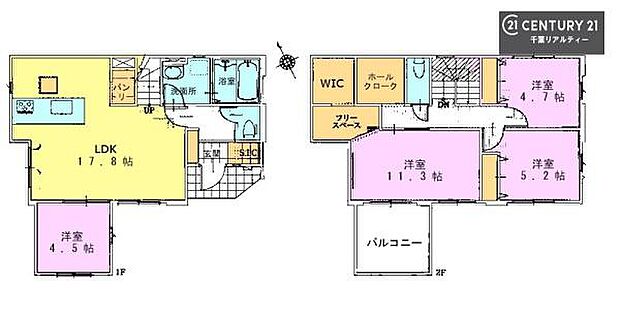 4LDKの魅力的な間取り！LDKはゆったりとした空間で、ご家族との団らん時間が、より一層充実したものになりますね家族との仲が深まり、自然と笑顔が増えそうです！