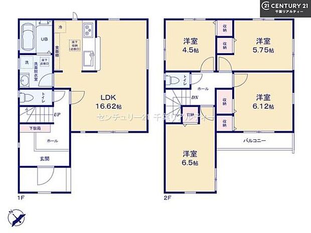 4LDKの魅力的な間取り!LDKはゆったりとした空間で、ご家族との団らん時間が、より一層充実したものになりますね家族との仲が深まり、自然と笑顔が増えそうです!