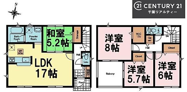 4LDKの魅力的な間取り!LDKはゆったりとした空間で、ご家族との団らん時間が、より一層充実したものになりますね。家族との仲が深まり、自然と笑顔が増えます!