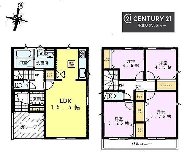 4LDKの魅力的な間取り!LDKはゆったりとした空間で、ご家族との団らん時間が、より一層充実したものになりますね。家族との仲が深まり、自然と笑顔が増えます!
