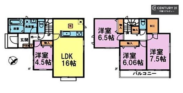 4LDKの魅力的な間取り！LDKはゆったりとした空間で、ご家族との団らん時間が、より一層充実したものになりますね家族との仲が深まり、自然と笑顔が増えそうです！