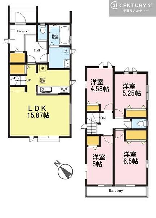 4LDKの魅力的な間取り！LDKはゆったりとした空間で、ご家族との団らん時間が、より一層充実したものになりますね家族との仲が深まり、自然と笑顔が増えそうです！