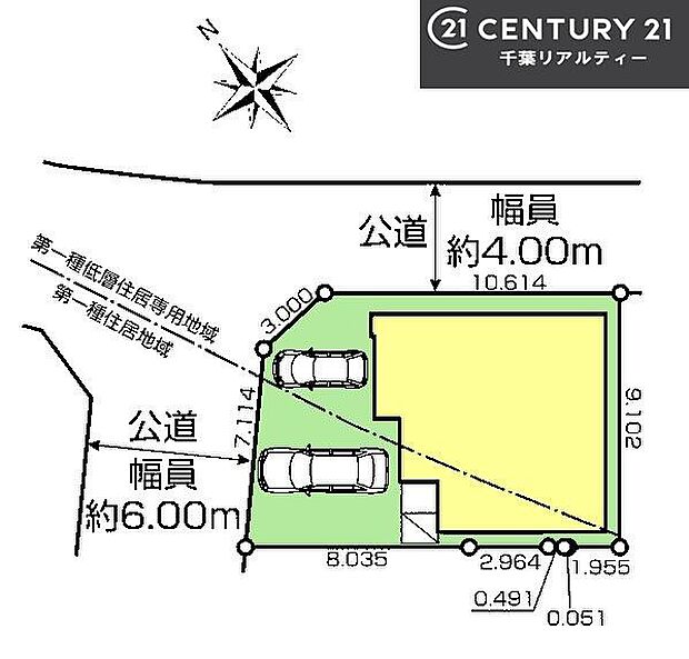 カースペースは2台付き！セカンドカー持ちの方や急な来客時にも安心ですね。