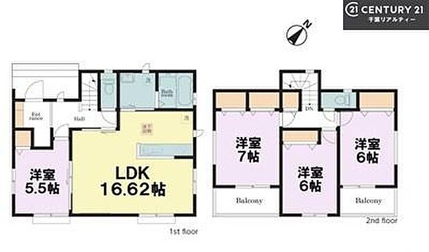 4LDKの魅力的な間取り！LDKはゆったりとした空間で、ご家族との団らん時間が、より一層充実したものになりますね。家族との仲が深まり、自然と笑顔が増えます！