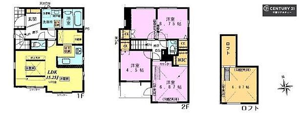 3LDKの魅力的な間取り！LDKはゆったりとした空間で、ご家族との団らん時間が、より一層充実したものになりますね家族との仲が深まり、自然と笑顔が増えそうです！