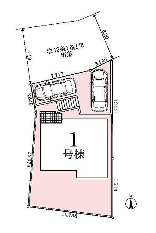 カースペースは2台付き！セカンドカー持ちの方や急な来客時にも安心ですね。
