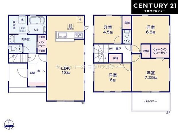 4LDKの魅力的な間取り！LDKはゆったりとした空間で、ご家族との団らん時間が、より一層充実したものになりますね家族との仲が深まり、自然と笑顔が増えそうです！