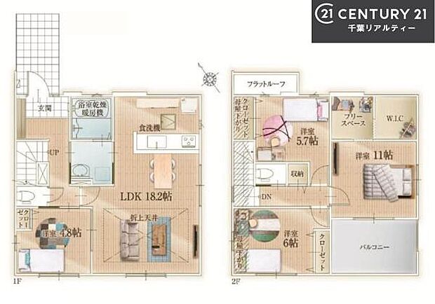 4LDKの魅力的な間取り！LDKはゆったりとした空間で、ご家族との団らん時間が、より一層充実したものになりますね家族との仲が深まり、自然と笑顔が増えそうです！