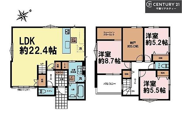 3SLDKの魅力的な間取り！LDKはゆったりとした空間で、ご家族との団らん時間が、より一層充実したものになりますね！家族との仲が深まり、自然と笑顔が増えそうです！