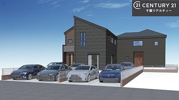 こちらは完成予想パースになります！周辺環境や他物件もまとめてご案内可能です！不動産の事ならどんな事でもお気軽にご相談ください。