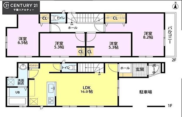 4LDKの魅力的な間取り！LDKはゆったりとした空間で、ご家族との団らん時間が、より一層充実したものになりますね。家族との仲が深まり、自然と笑顔が増えます！