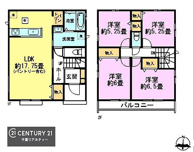 4LDKの魅力的な間取り!LDKはゆったりとした空間で、ご家族との団らん時間が、より一層充実したものになりますね家族との仲が深まり、自然と笑顔が増えそうです!
