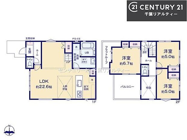 3LDKの魅力的な間取り!LDKはゆったりとした空間で、ご家族との団らん時間が、より一層充実したものになりますね。家族との仲が深まり、自然と笑顔が増えます!